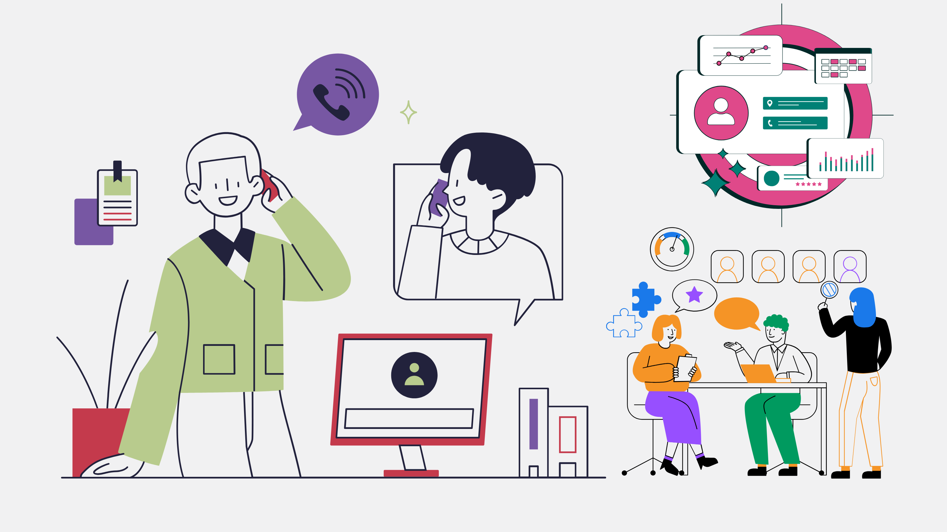 AI-powered robot interacting with a human.